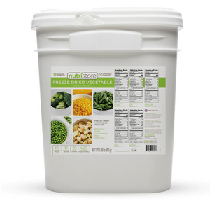 Freeze Dried Vegetable Variety Bucket