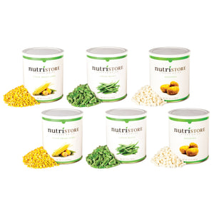 Freeze Dried Veggie Pack (Nutristore): Case of Six #10 Cans (Free Shipping)